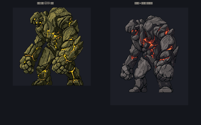 Color correction from green stone to black basalt