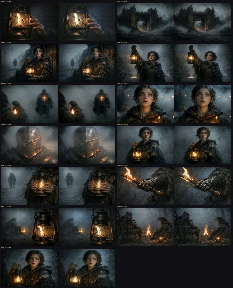 Comparison before and after colour matching